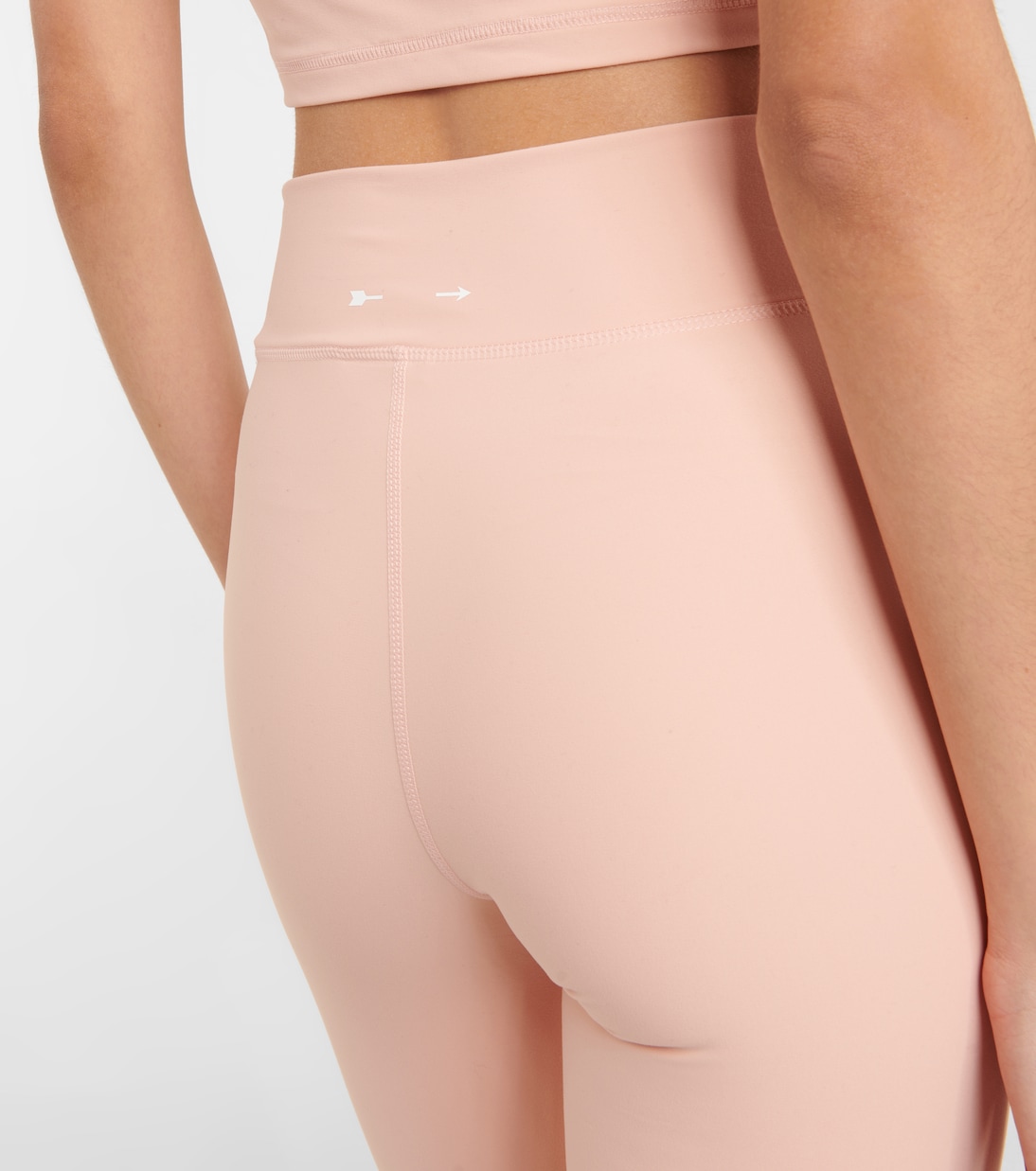 Leggings Peached de tiro medio cropped | The Upside