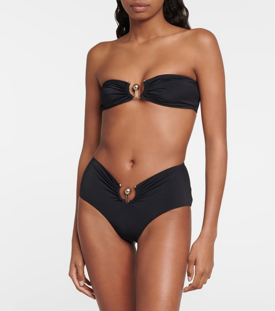 Haut de bikini bandeau à ornements | Christopher Esber