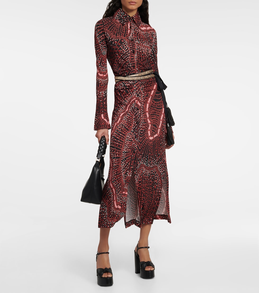 Claudia printed shirt dress | Altuzarra
