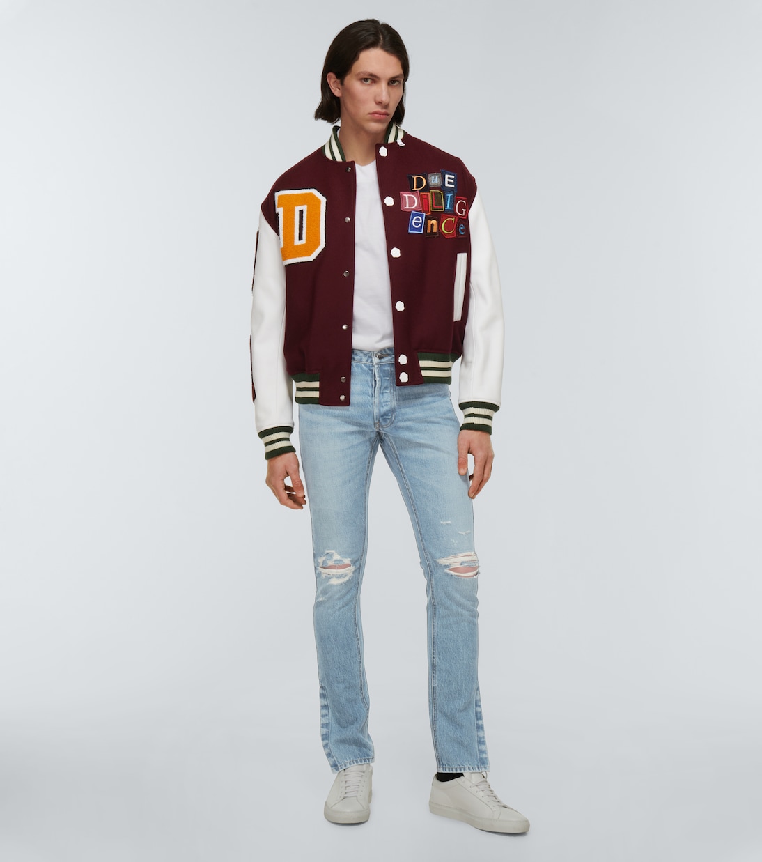 Jeans slim con rotos | Due Diligence