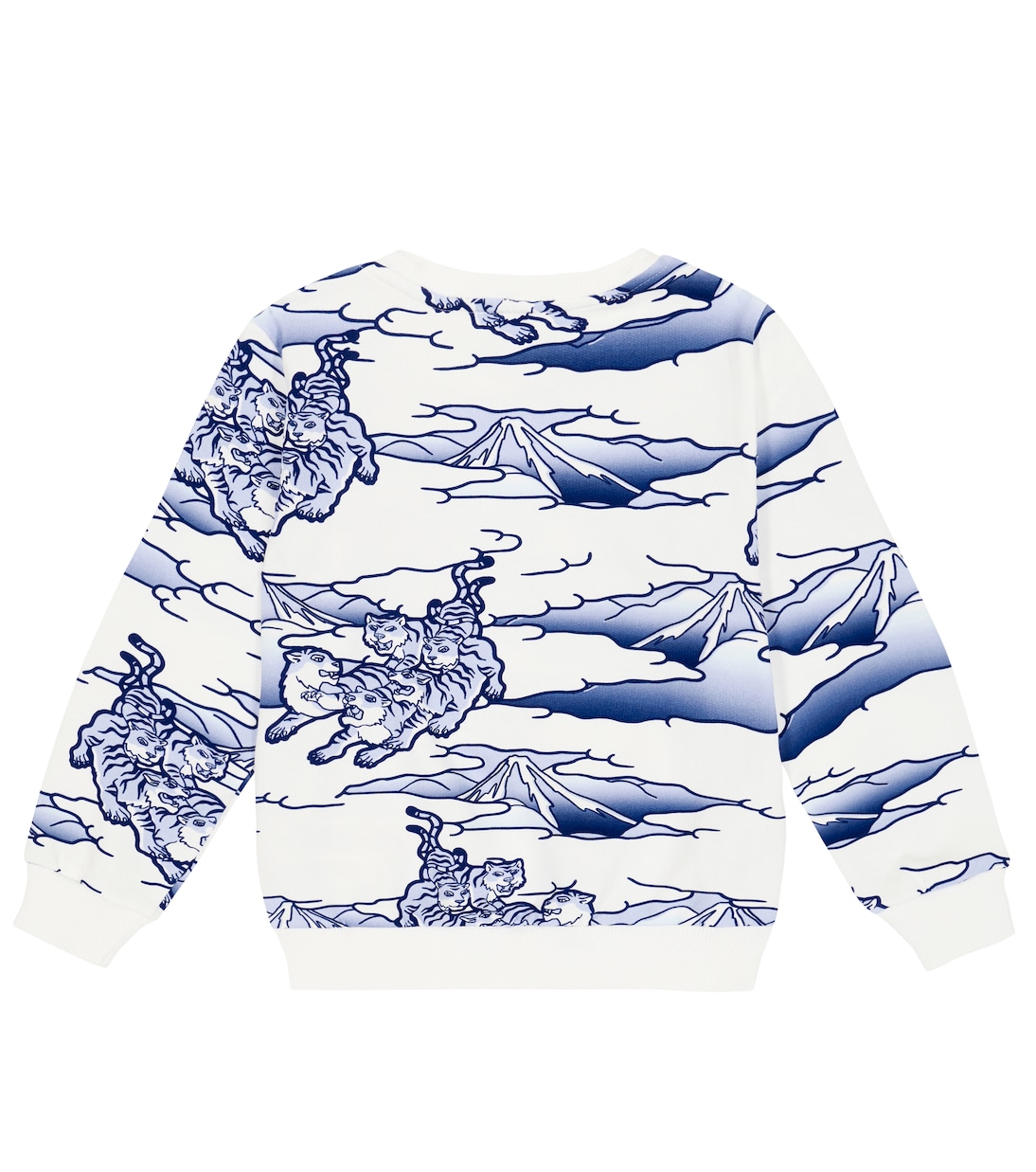 Printed cotton sweatshirt | Kenzo Kids