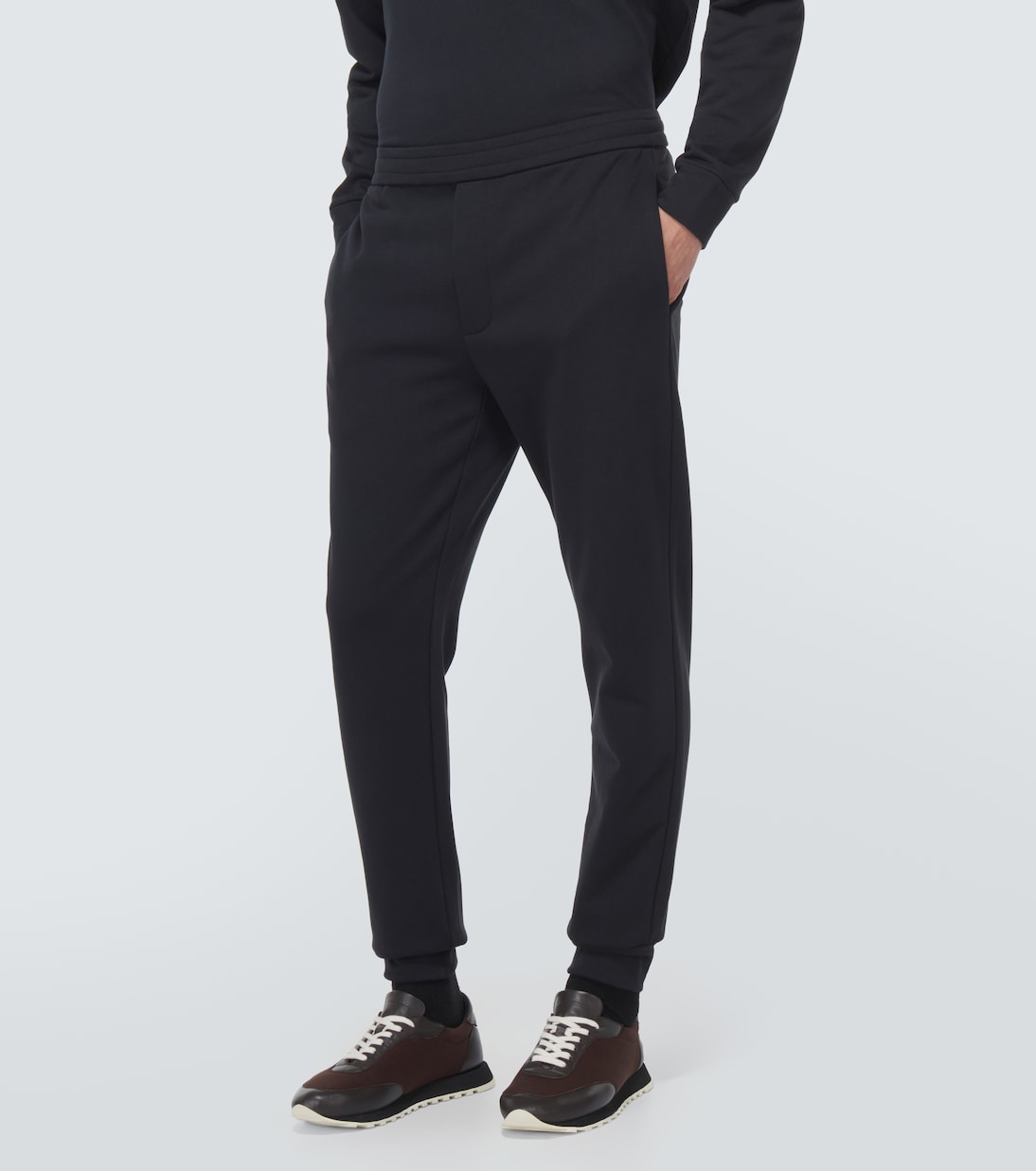 Pantalones Edgar de jersey de algodón | The Row