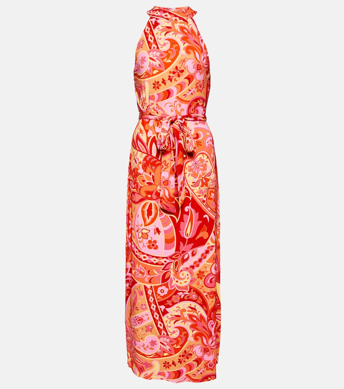 Celeste printed crêpe de chine midi dress | Rixo