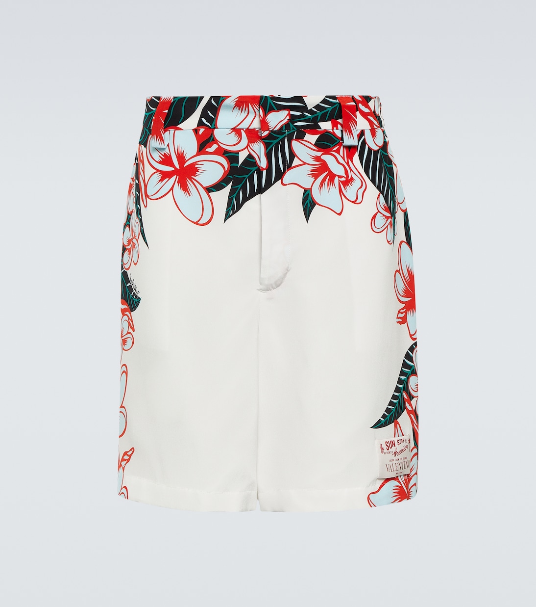 Bermudas de seda estampadas | Valentino
