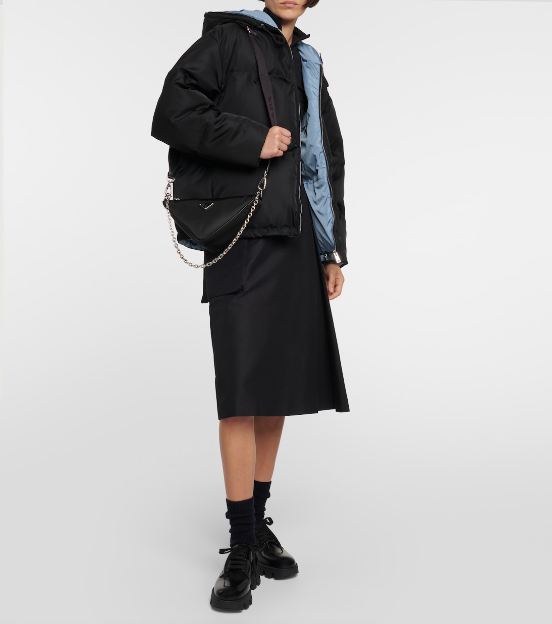 Borsa a spalla Small in Re-Nylon | Prada