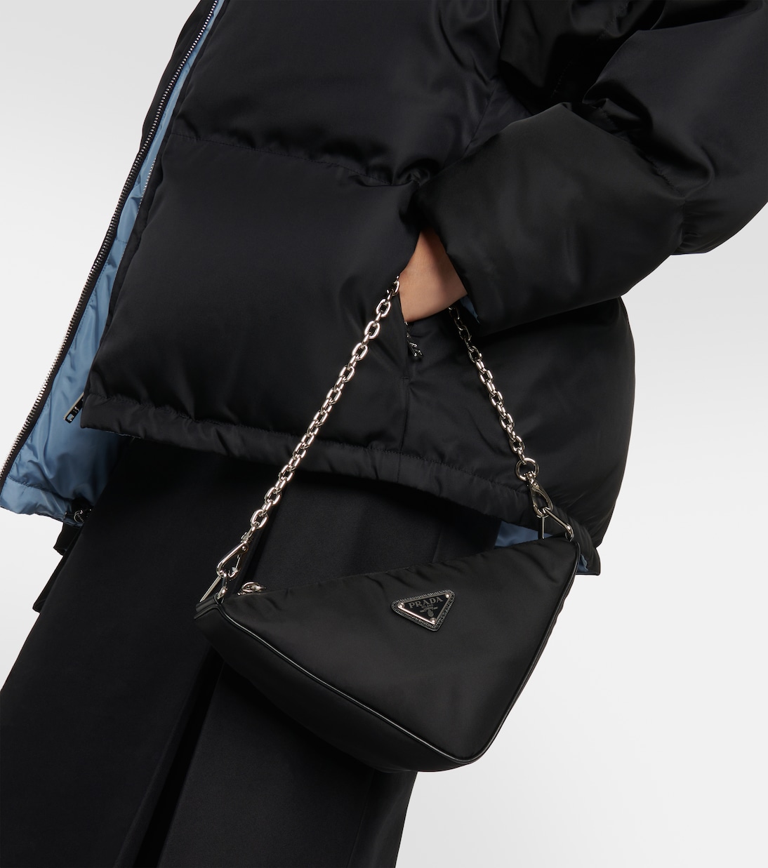 Borsa a spalla Small in Re-Nylon | Prada