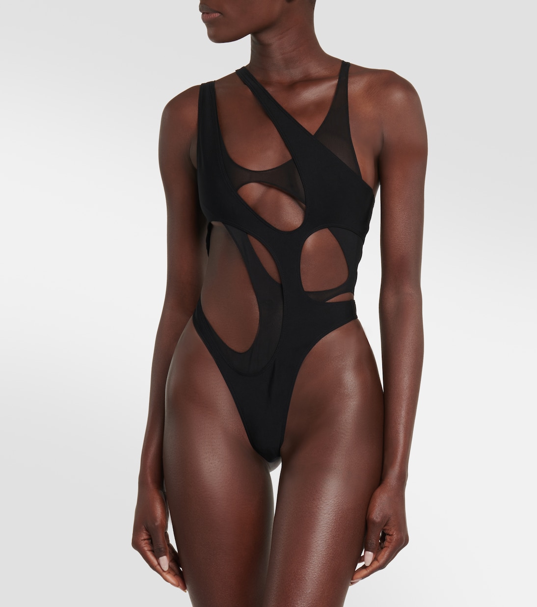 Costume intero asimmetrico con cut-out | Mugler
