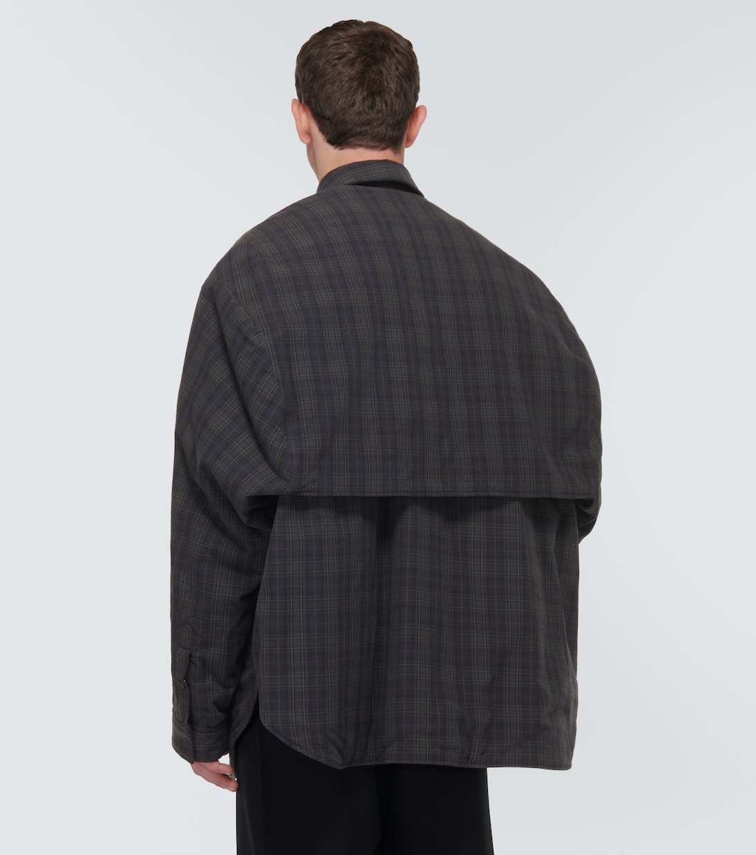Camicia in cotone a quadri  | Balenciaga