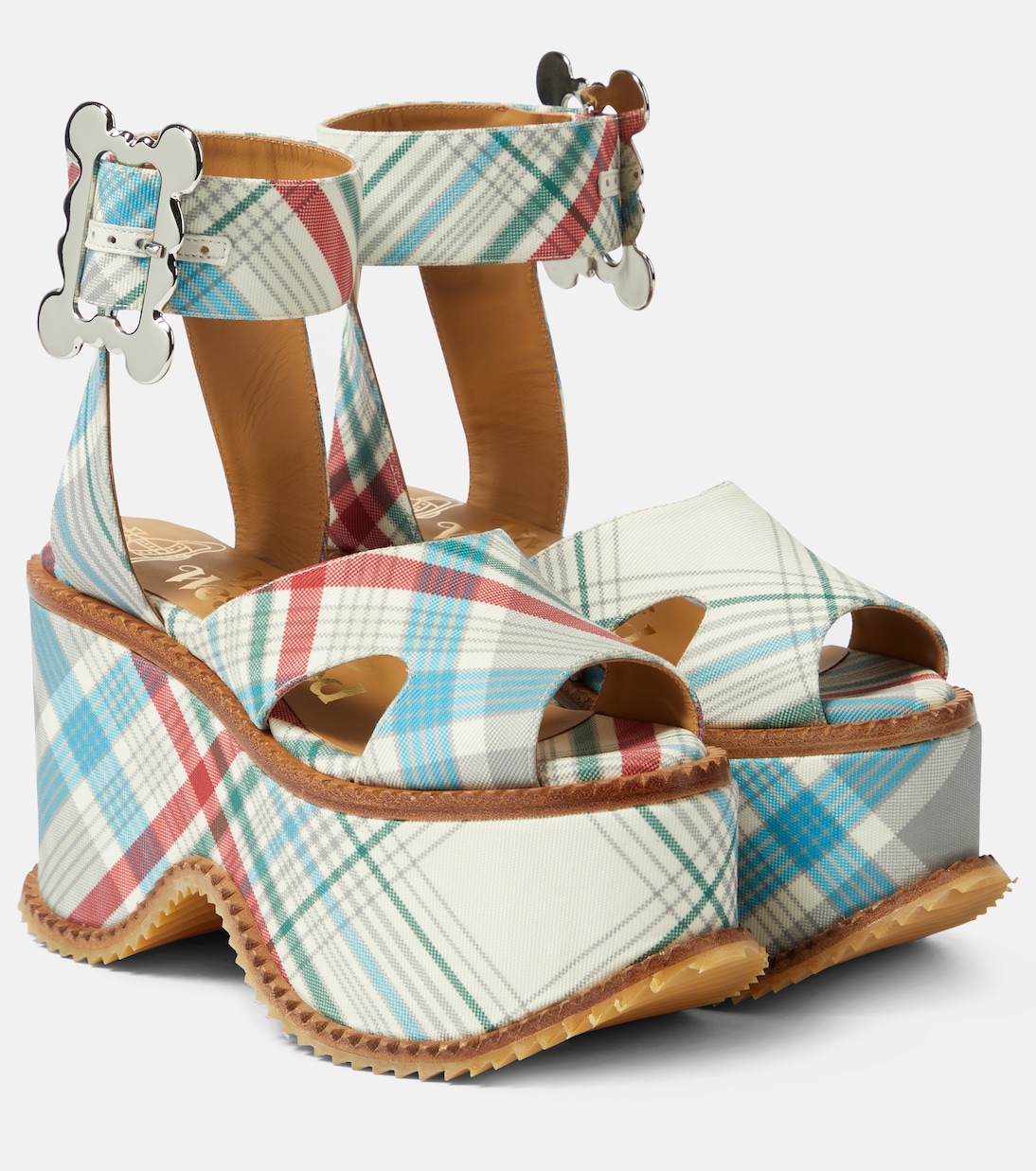 London leather check sandals | Vivienne Westwood