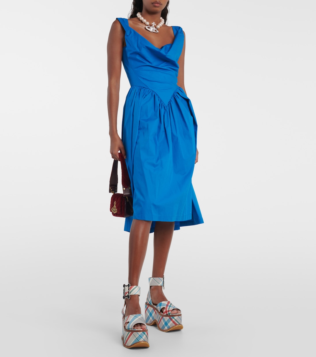 London leather check sandals | Vivienne Westwood