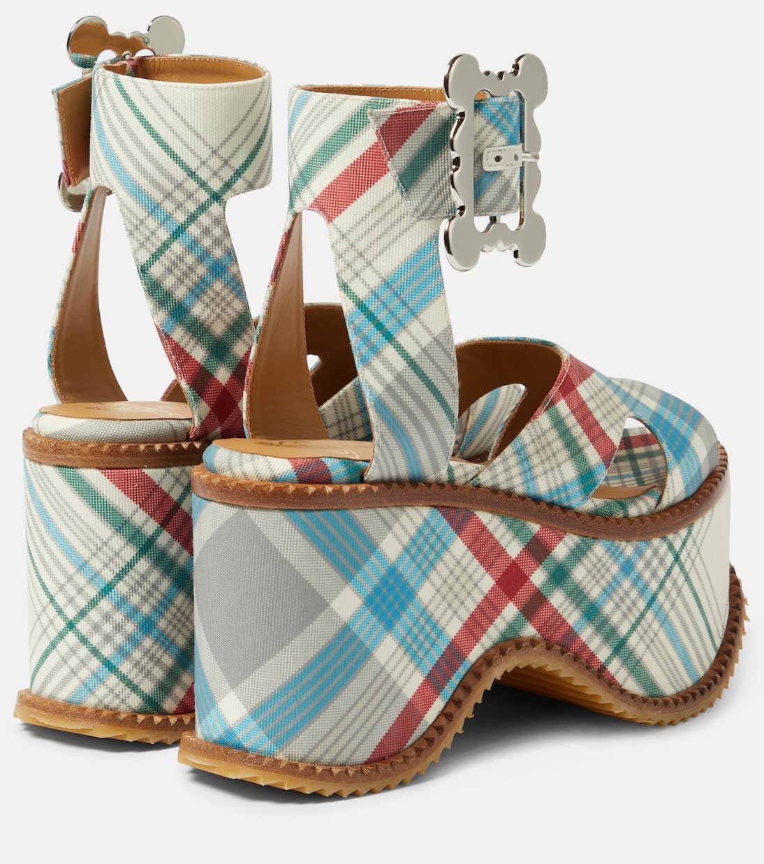 London leather check sandals | Vivienne Westwood