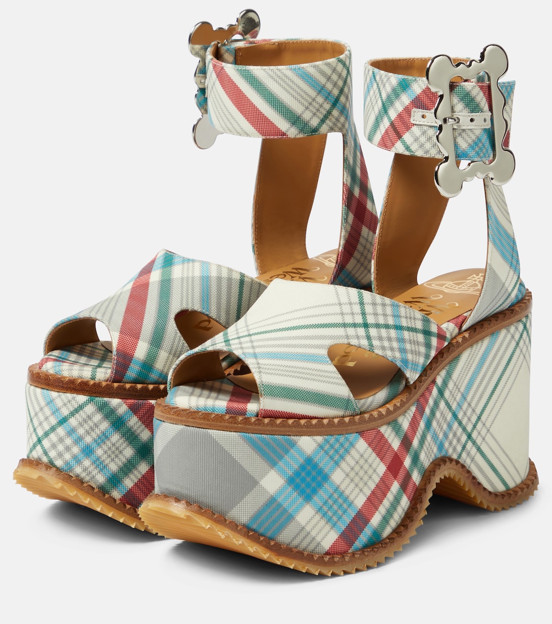 London leather check sandals | Vivienne Westwood
