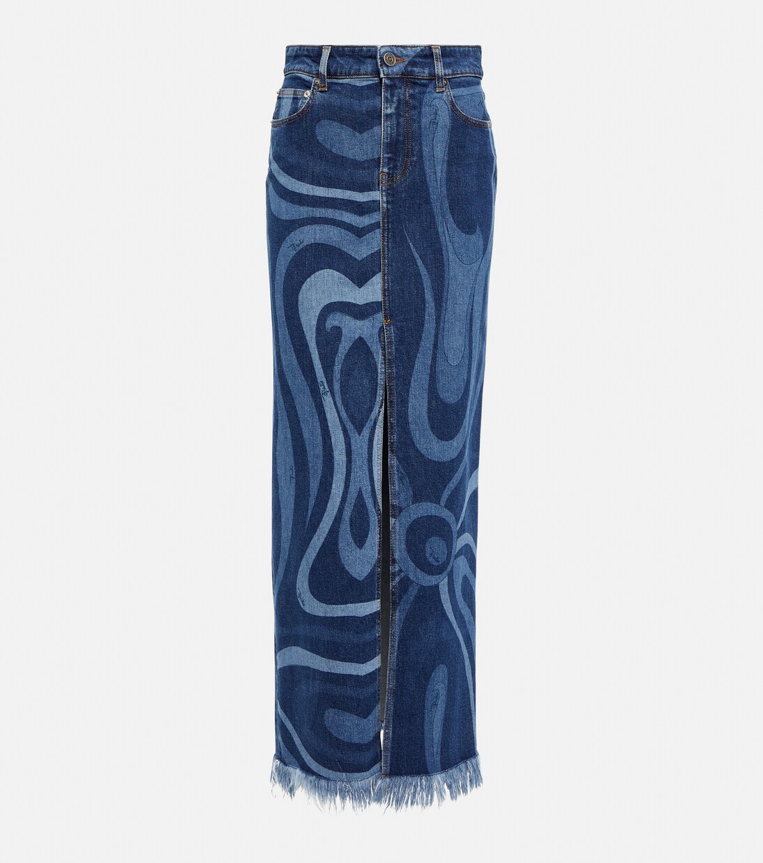 Jupe longue Marmo en jean | Pucci