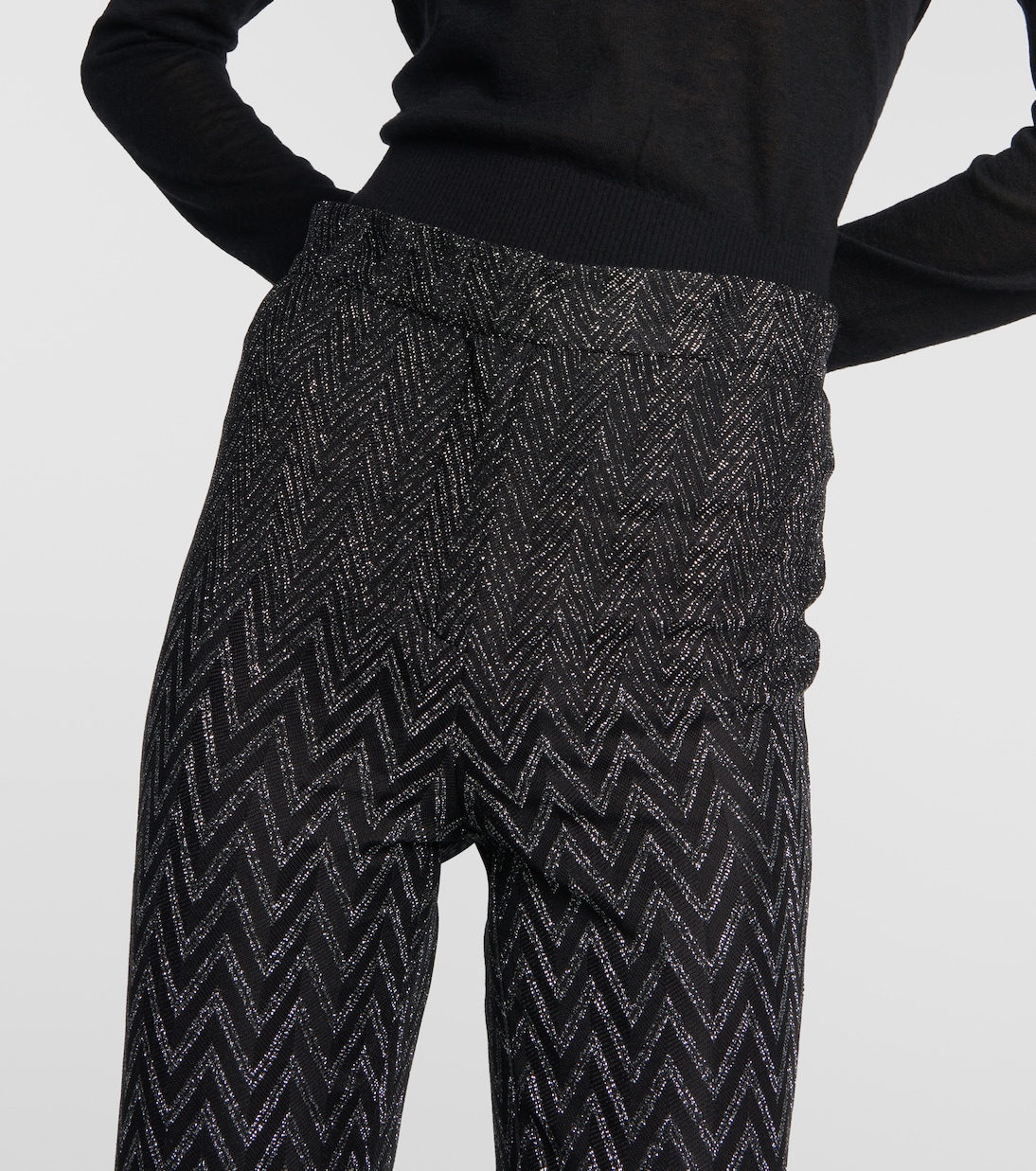 Pantaloni cropped a vita alta | Missoni