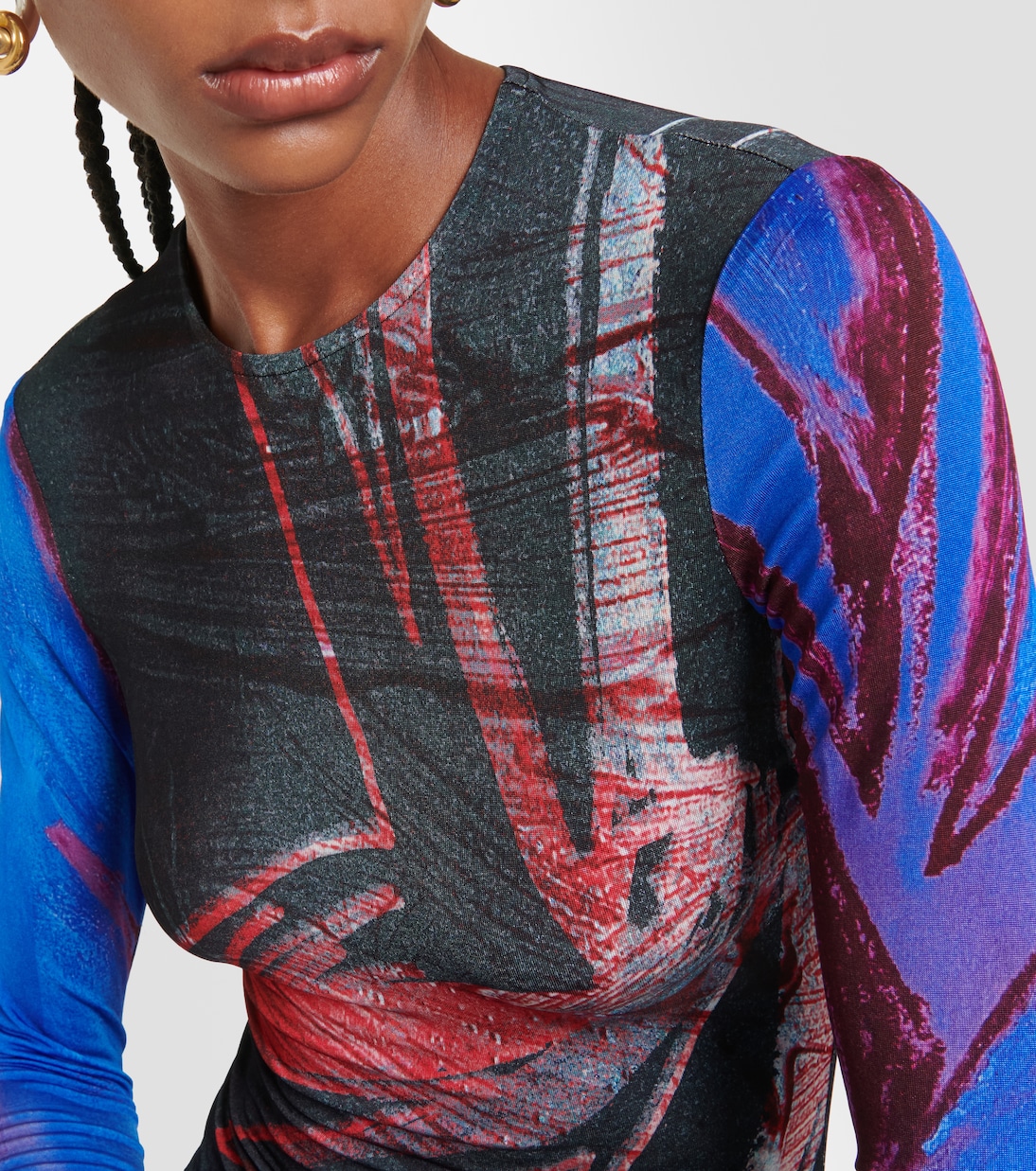 Top in jersey con stampa | Louisa Ballou