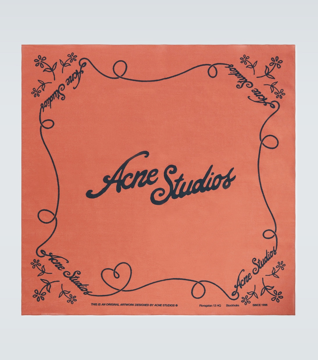 Checked cotton scarf | Acne Studios