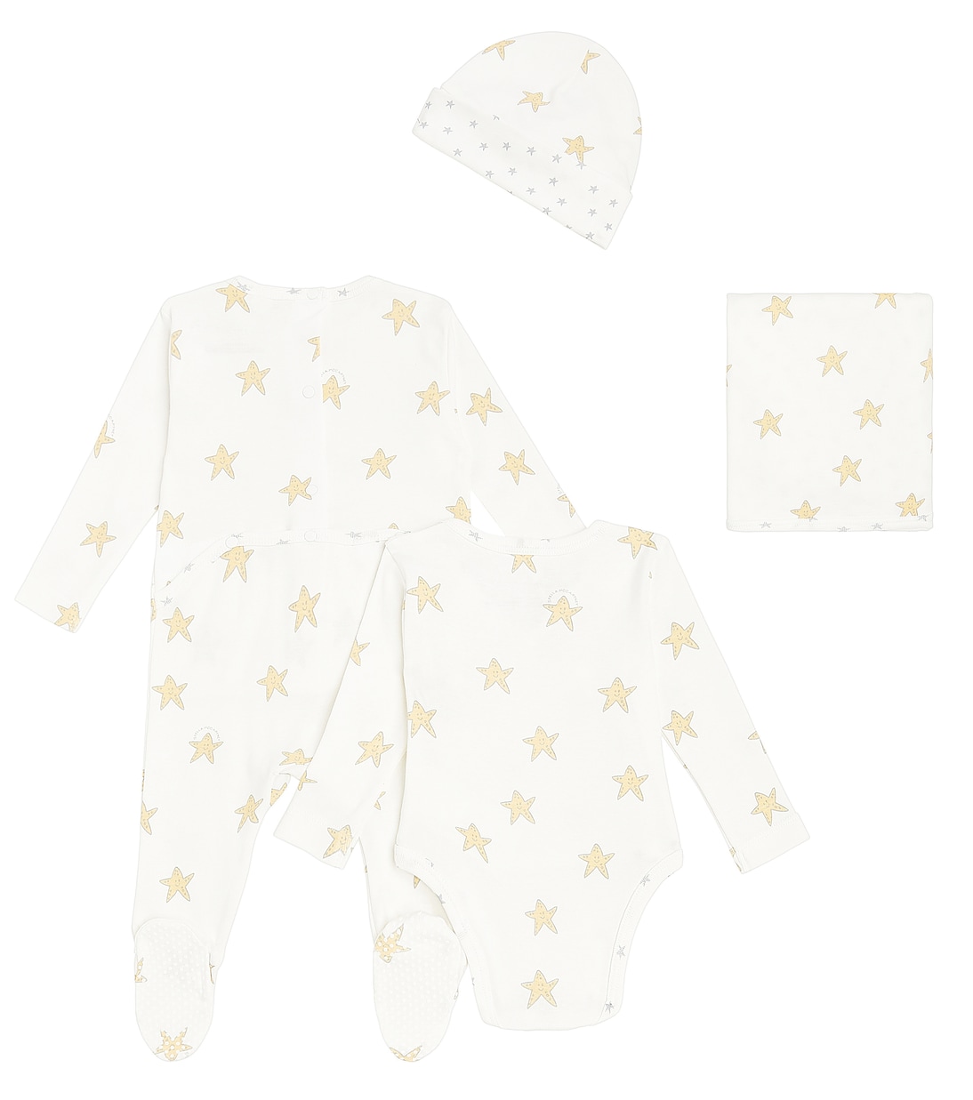 Bebé - set de mono, gorro y manta de algodón | Stella McCartney Kids