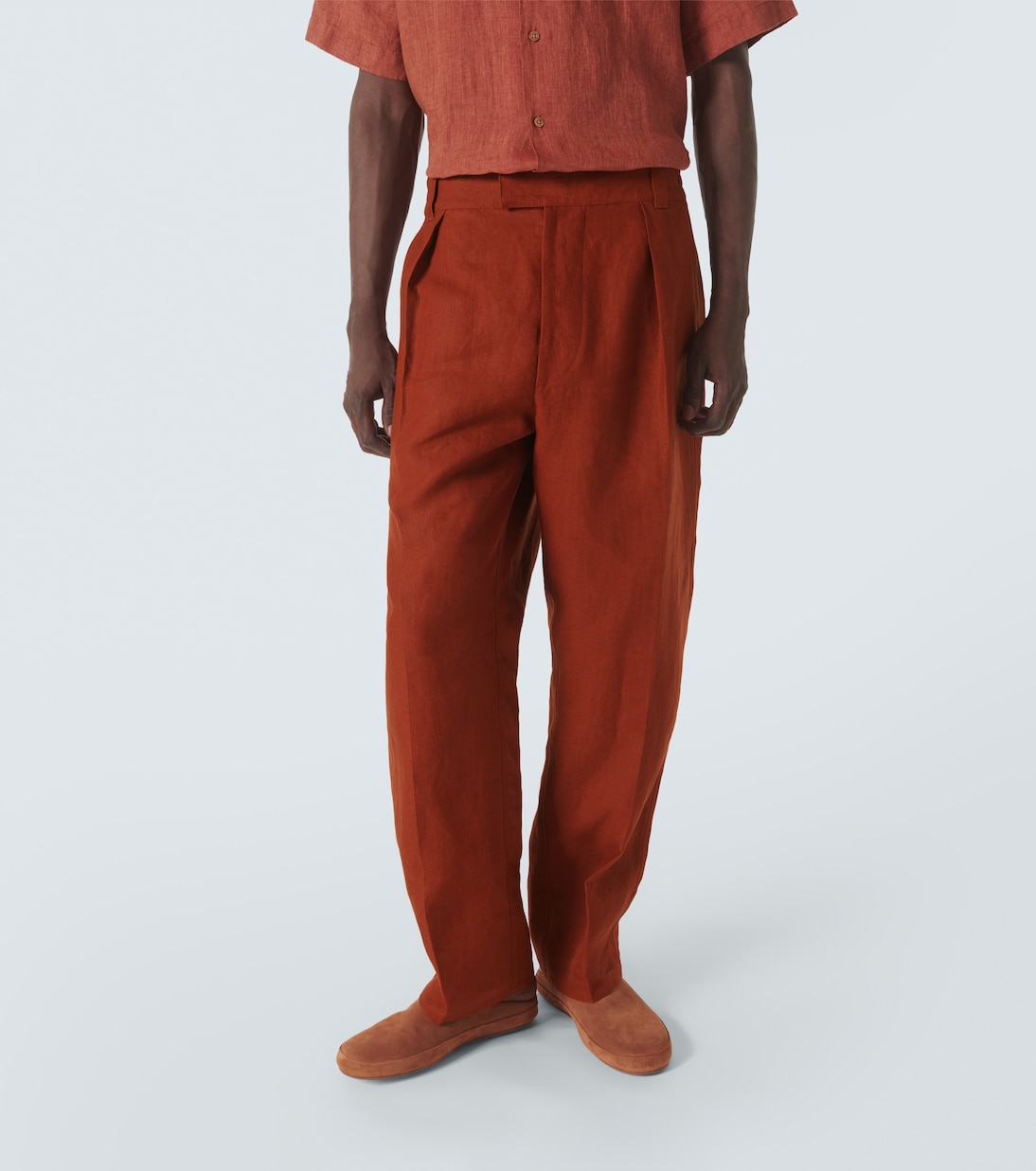 Gerade Hose Reinga aus Leinen | Loro Piana