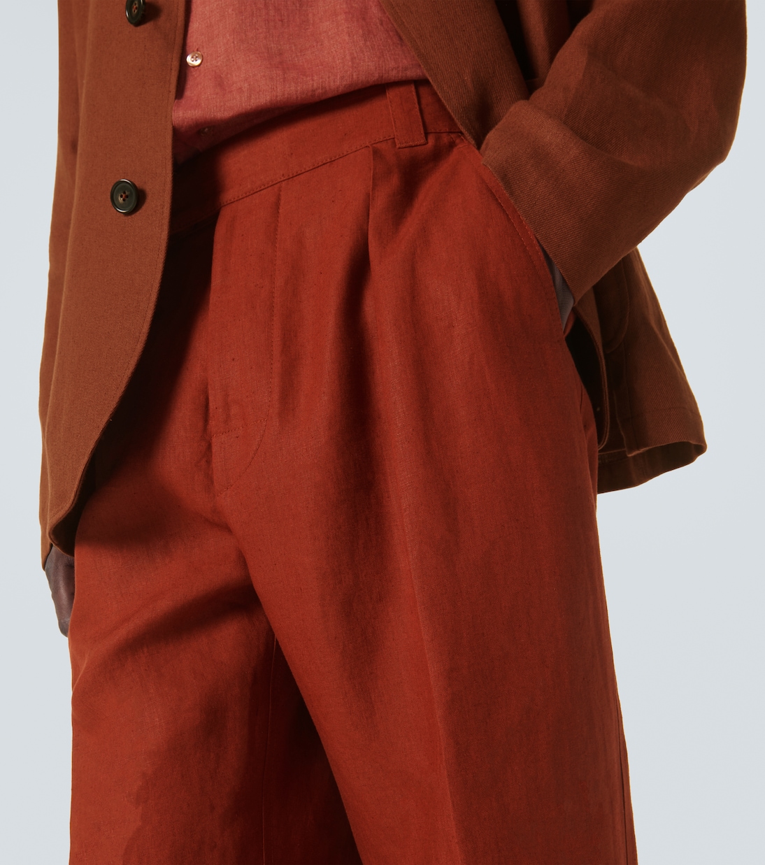 Gerade Hose Reinga aus Leinen | Loro Piana