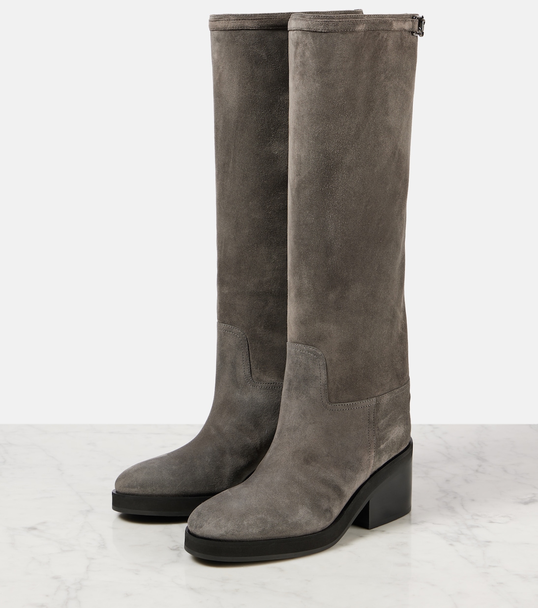 Stiefel Yasmin 70 aus Veloursleder | Jimmy Choo