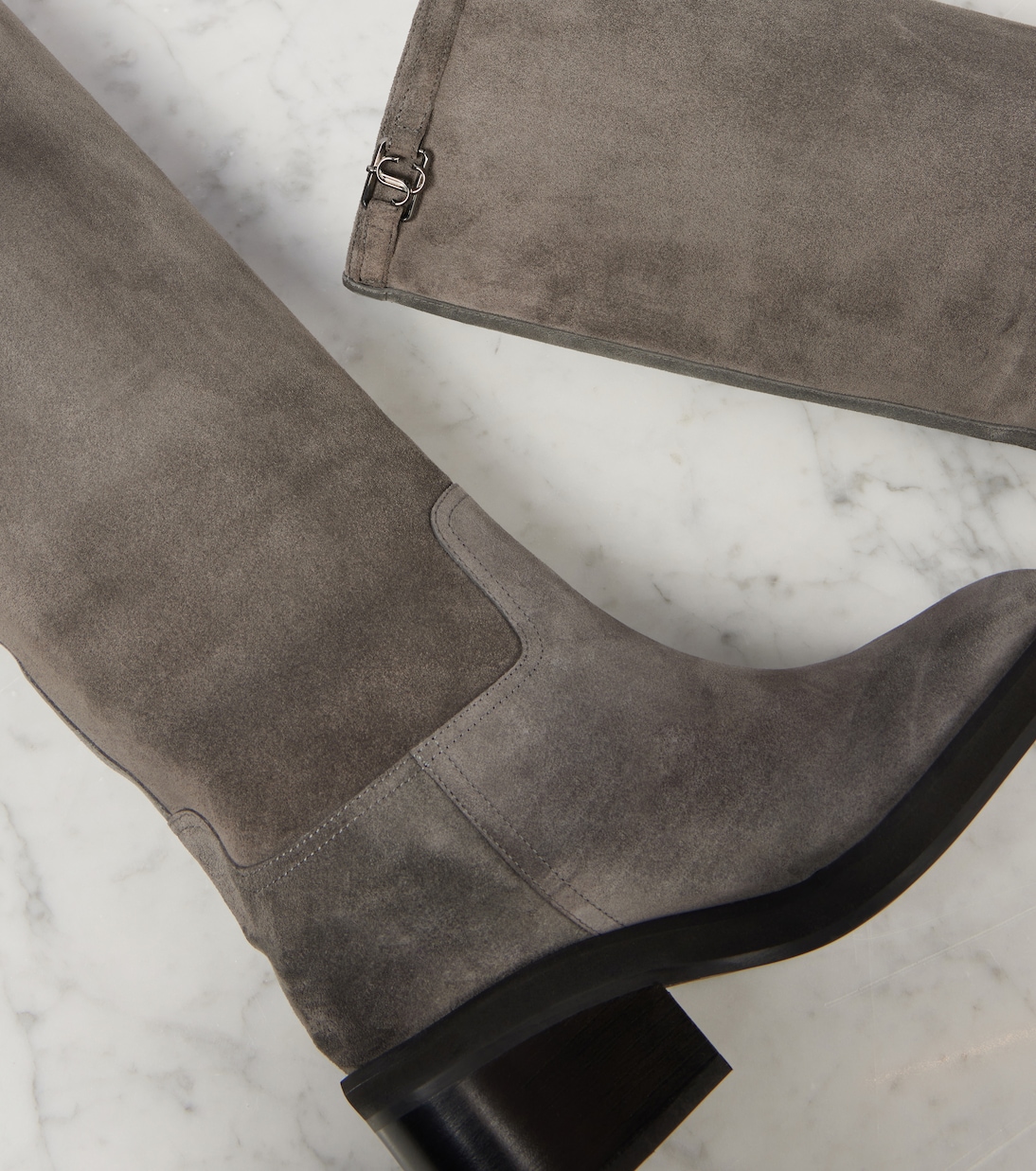 Stiefel Yasmin 70 aus Veloursleder | Jimmy Choo