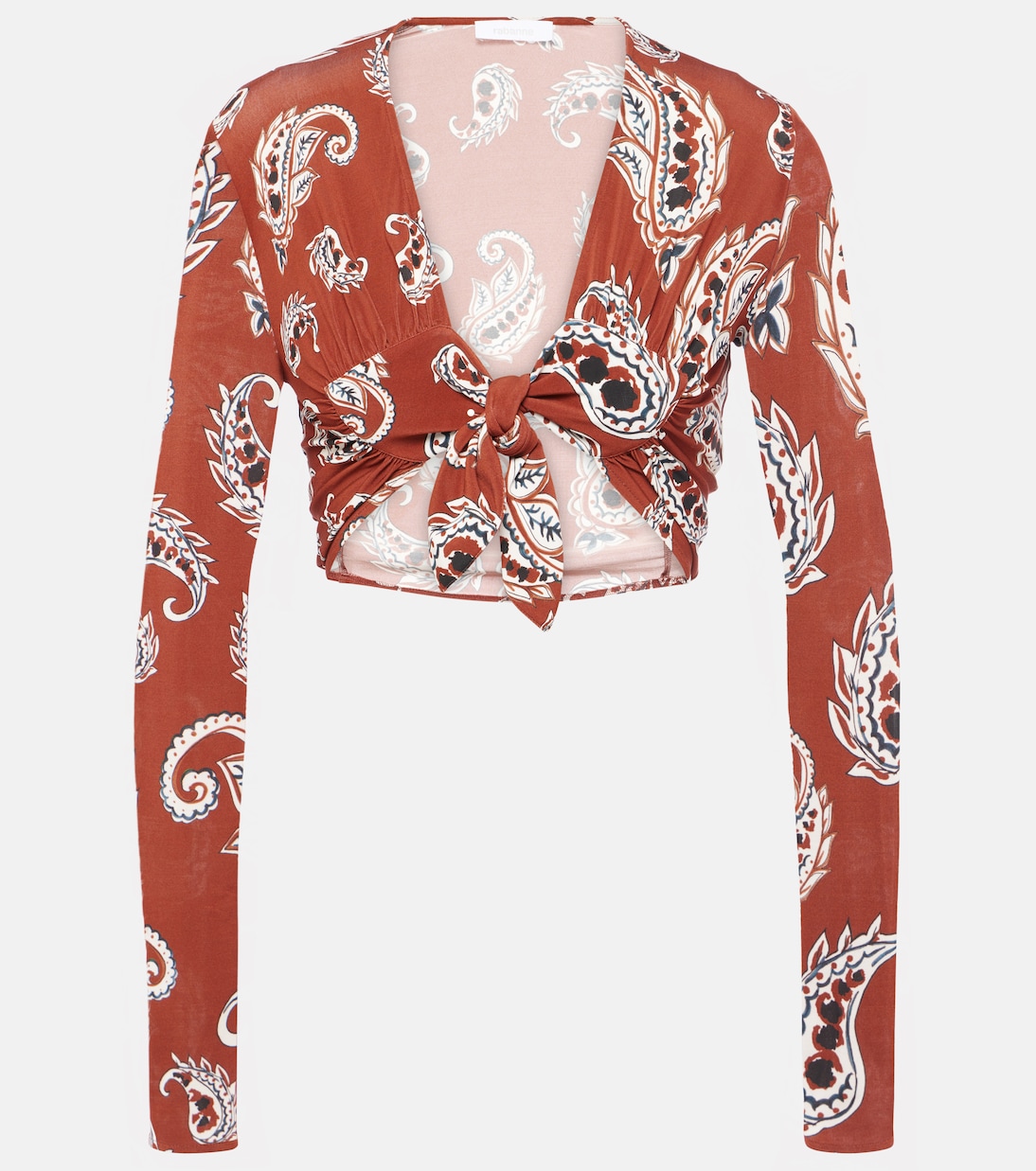 Bedrucktes Cropped-Top | Rabanne