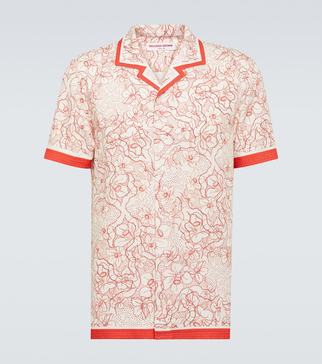 Camicia bowling con stampa floreale | Orlebar Brown