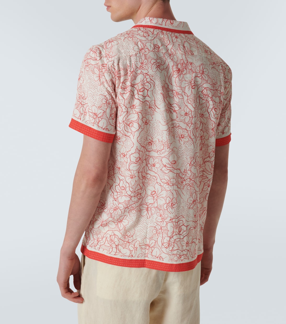 Camicia bowling con stampa floreale | Orlebar Brown