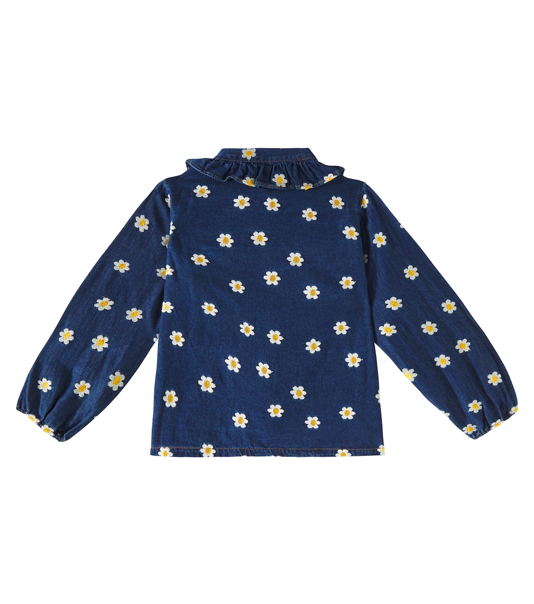 Chaqueta Daisies de denim | Tinycottons