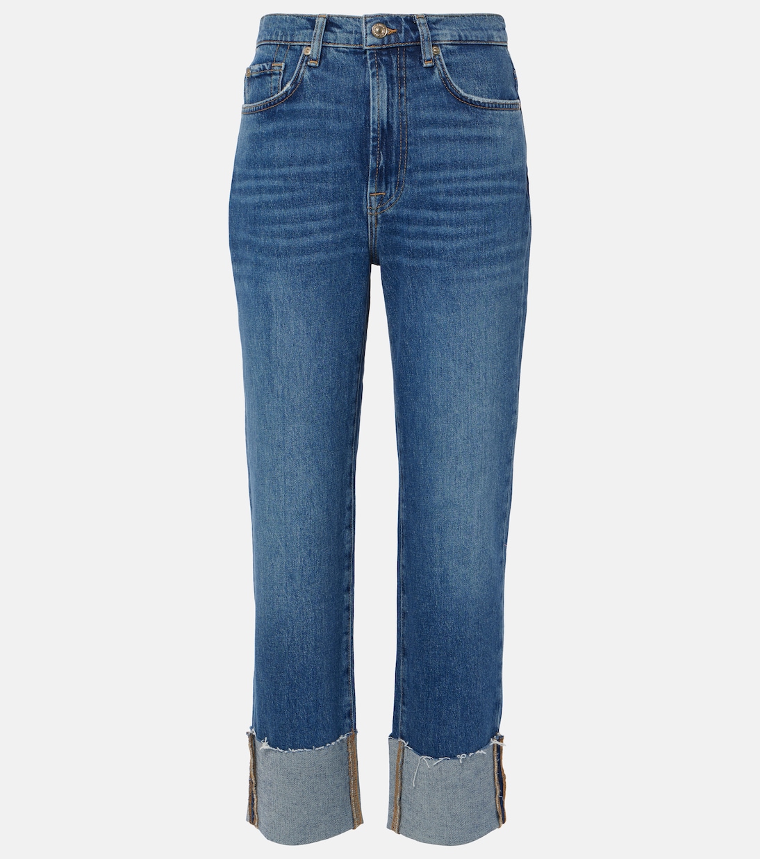 Jeans cropped Logan a vita alta | 7 For All Mankind
