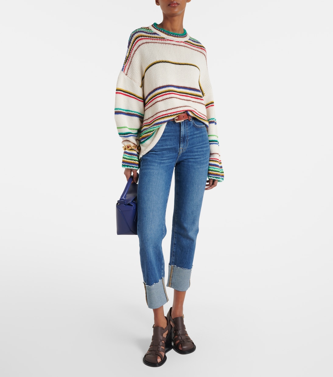 Jeans cropped Logan a vita alta | 7 For All Mankind