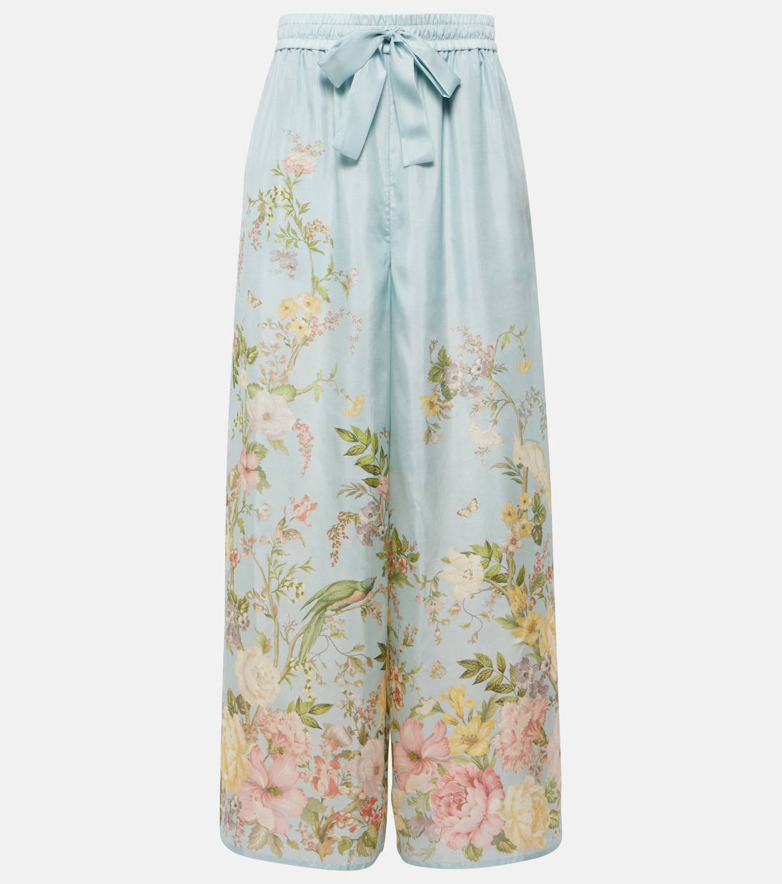 Pantaloni a palazzo Waverly in seta | Zimmermann