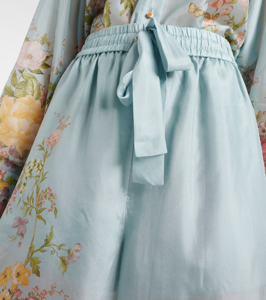 Pantaloni a palazzo Waverly in seta | Zimmermann