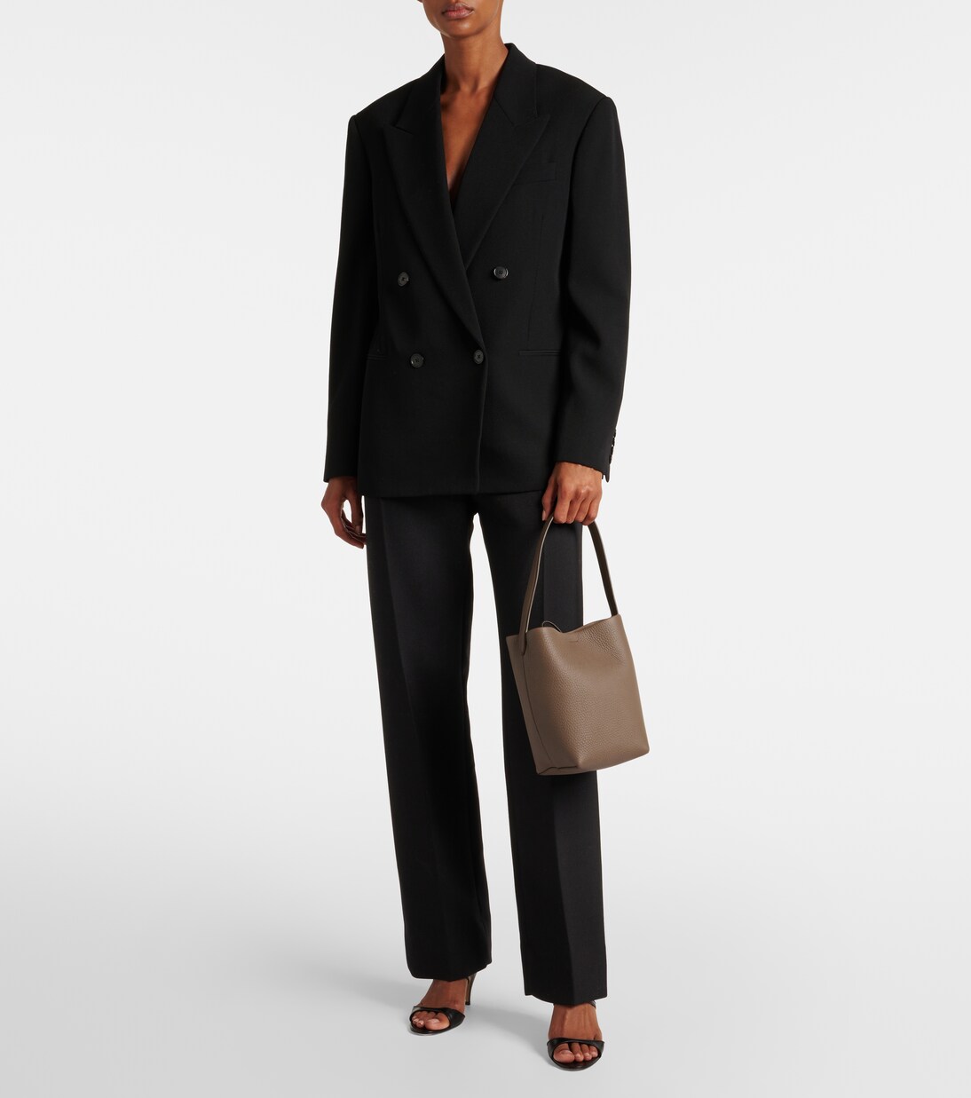 N/S Park Small leather tote bag | The Row