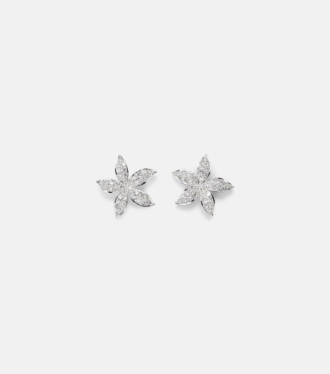 Orecchini Lavender in oro bianco 18kt con diamanti | Ileana Makri