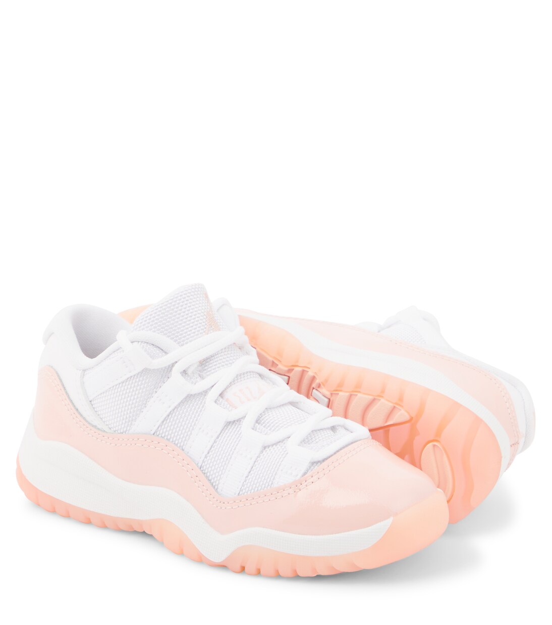 Jordan 11 Retro low top sneakers in white Nike Kids Mytheresa