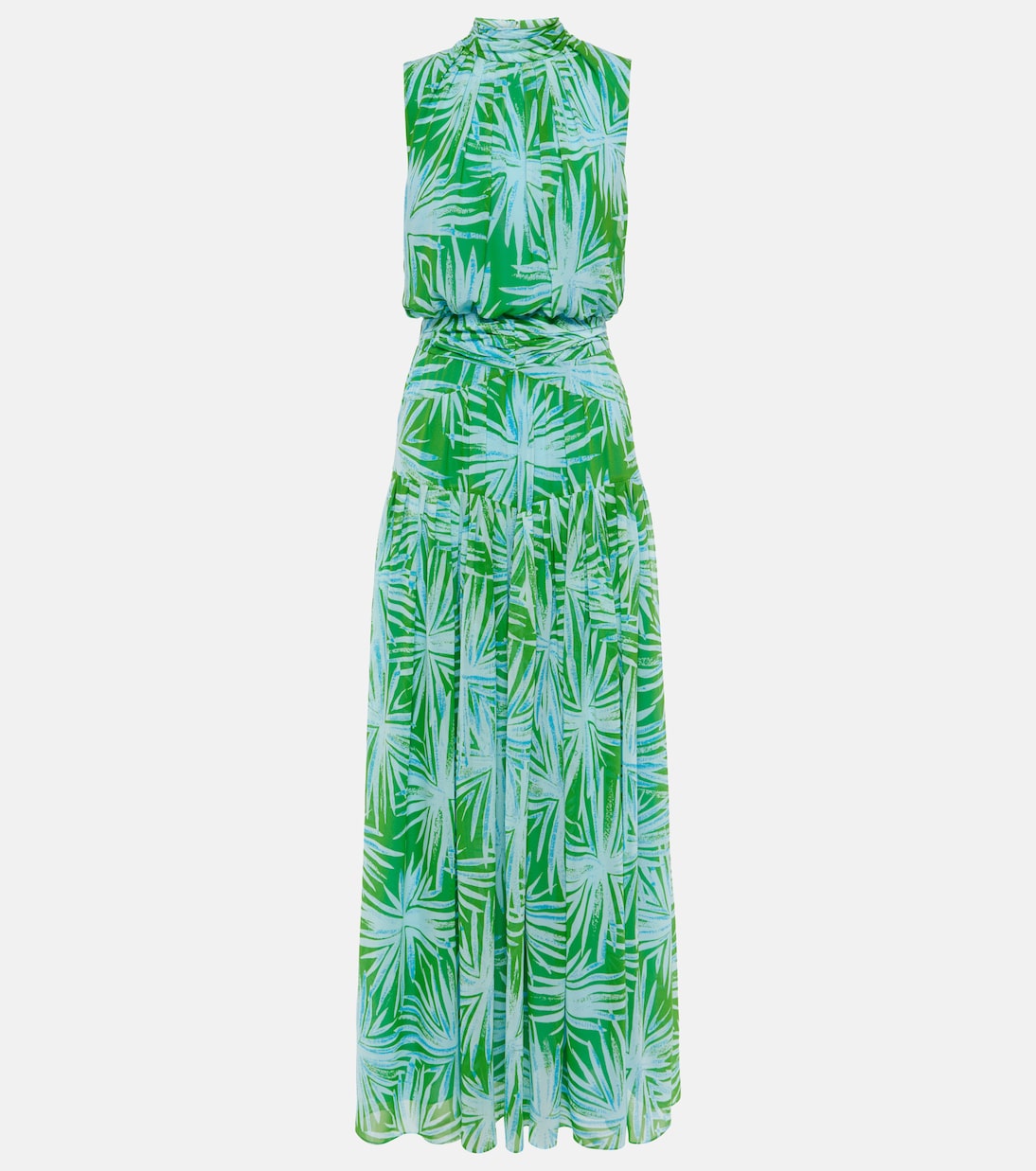 Menon printed draped maxi dress | Diane von Furstenberg