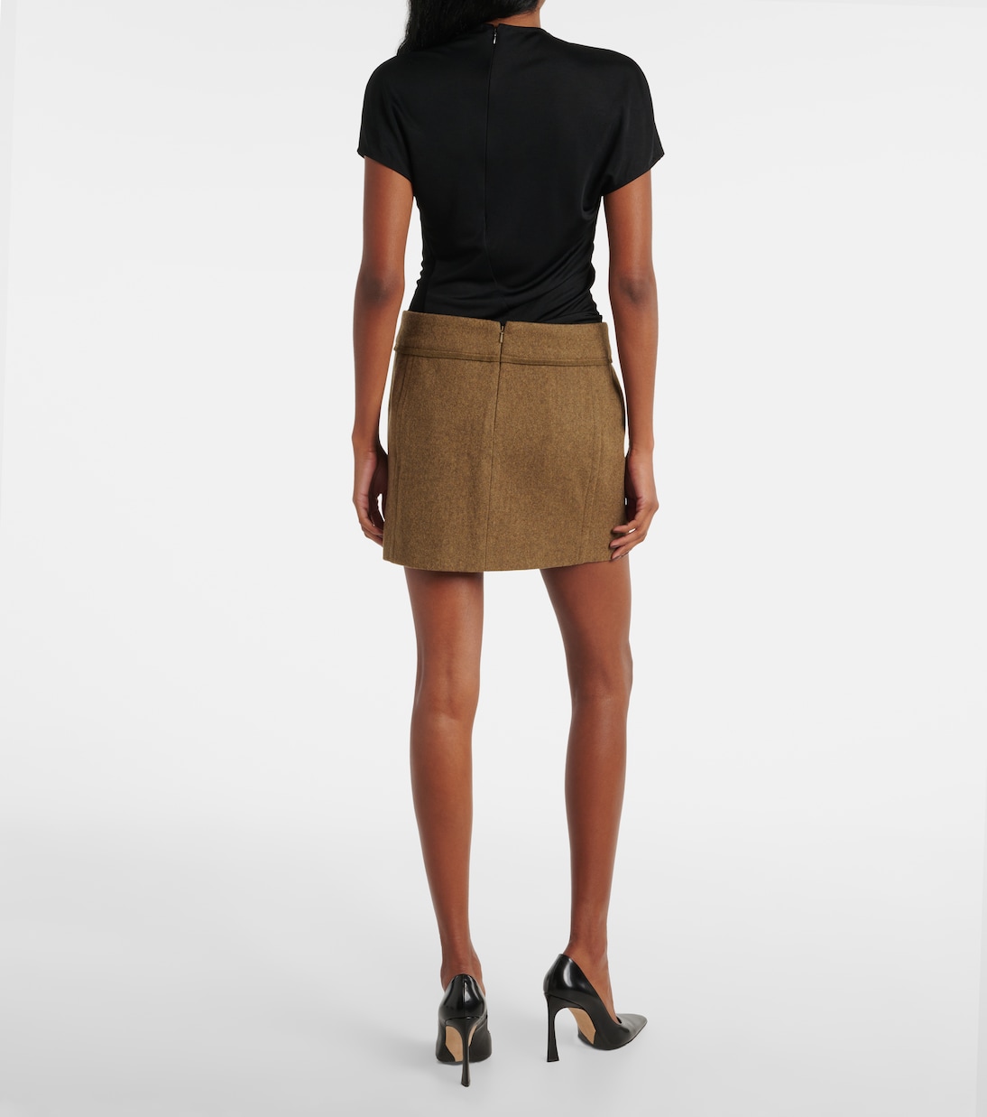 Mini-jupe en laine | Victoria Beckham
