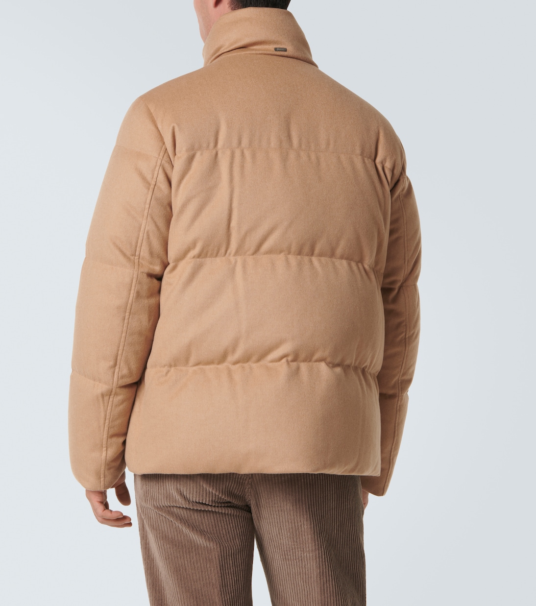 Chaqueta de plumas en pelo de camello | Herno