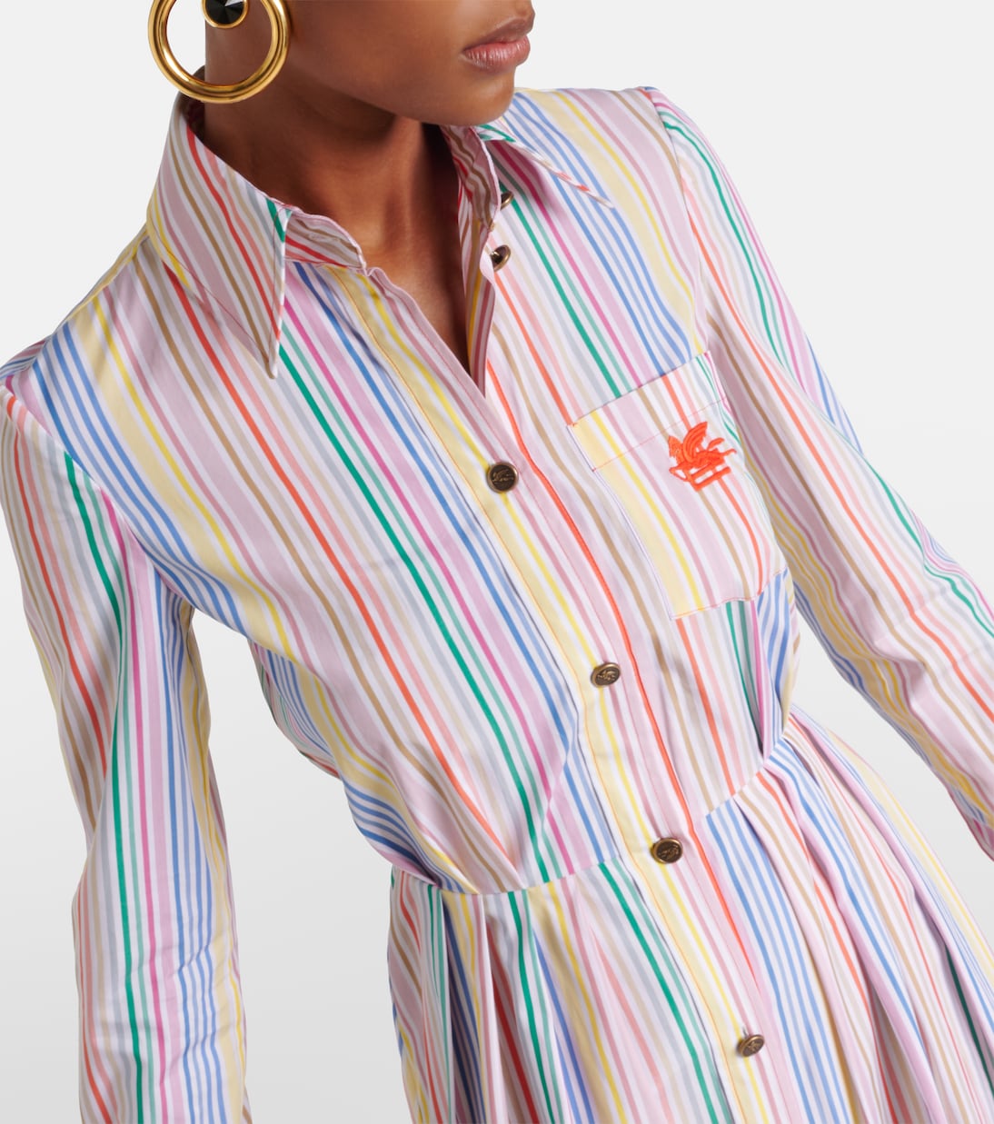 Hemdblusenkleid aus Baumwolle | Etro