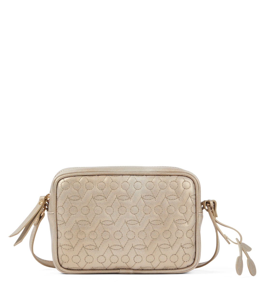 Schultertasche Alimos aus Metallic-Leder | Bonpoint