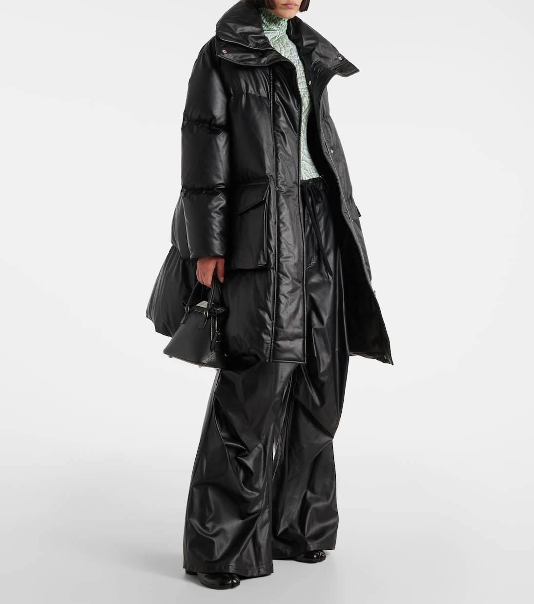 Cappotto imbottito in similpelle | MM6 Maison Margiela