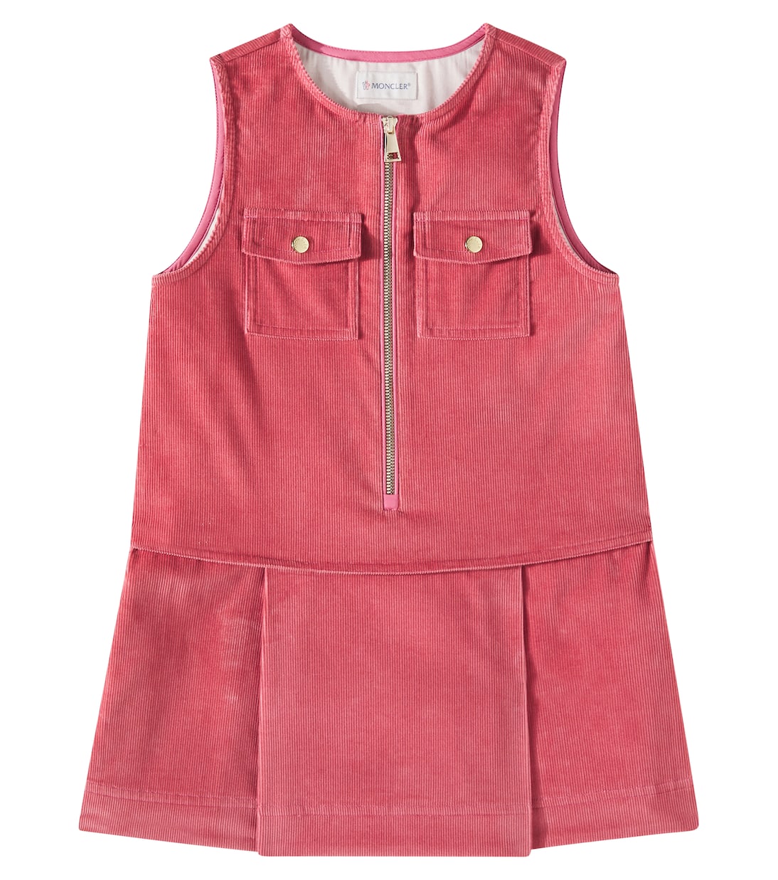 Abito in velluto di cotone | Moncler Enfant