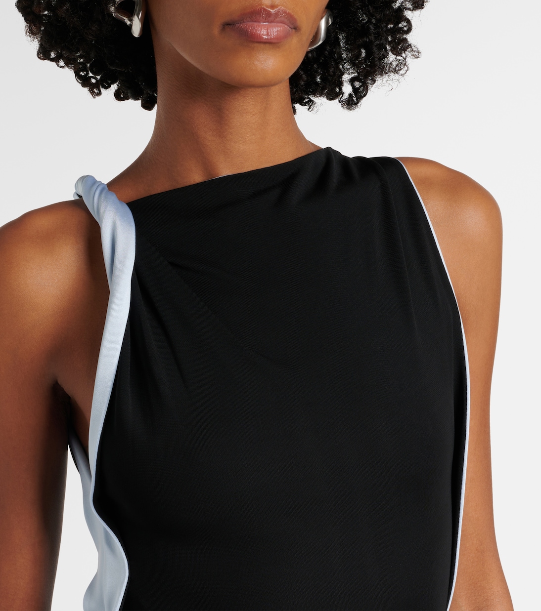 Robe midi asymétrique | Victoria Beckham