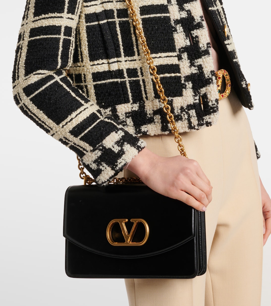 Schultertasche Vain Medium aus Leder | Valentino Garavani