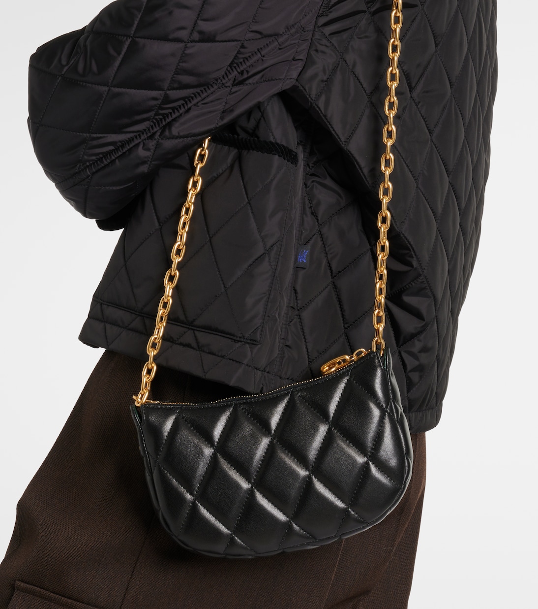 Pochette Rocking Horse Mini en cuir | Burberry