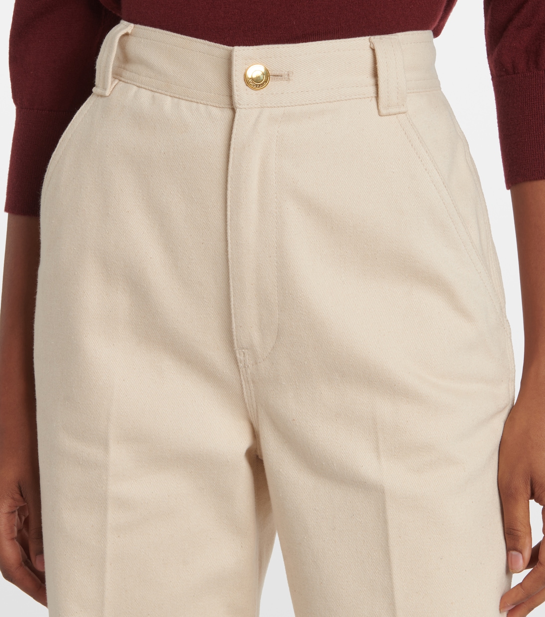 Jeans regular Garey a vita alta | Loro Piana