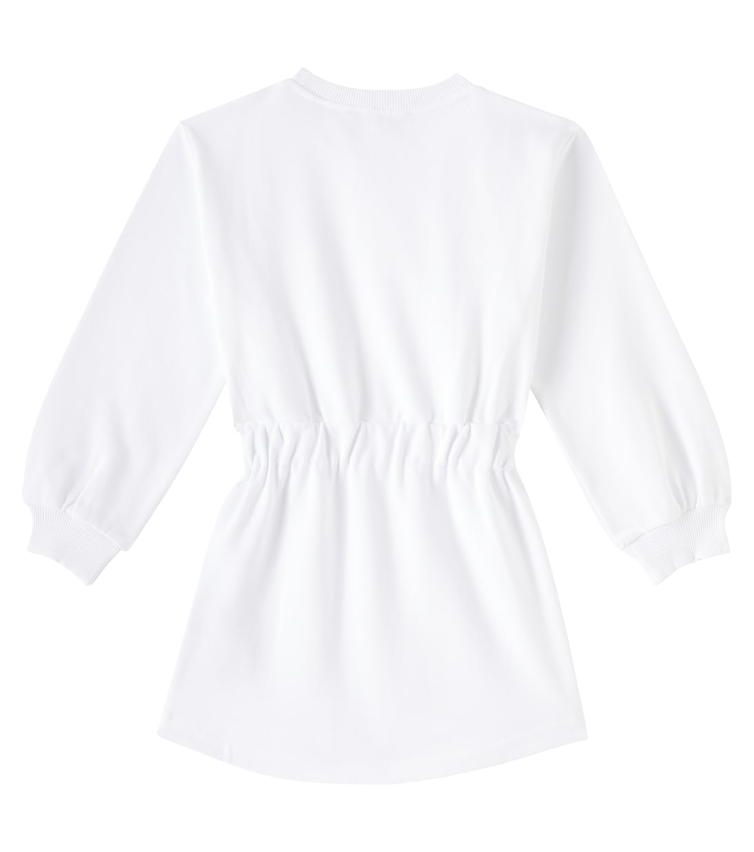 Sweatshirt-Kleid aus Baumwoll-Jersey | Balmain Kids