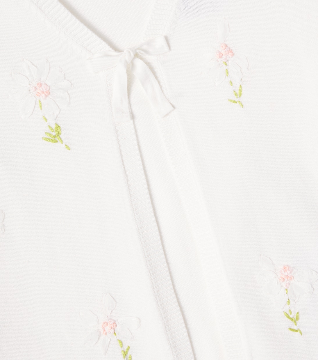 Cardigan Esmia in cotone con ricamo | Bonpoint