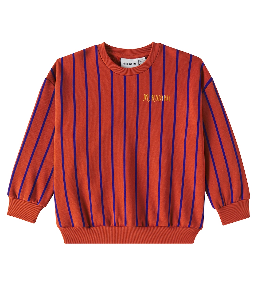 Felpa in cotone a righe | Mini Rodini